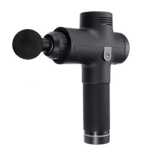 4-in-1 LCD Electric Massage Gun Black