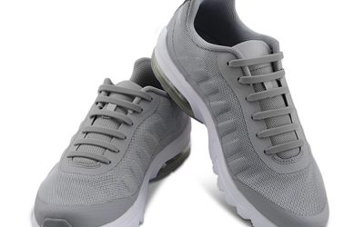 Casual Elastic Silicone No-Tie Shoelaces Grey
