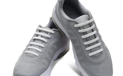 Casual Elastic Silicone No-Tie Shoelaces White