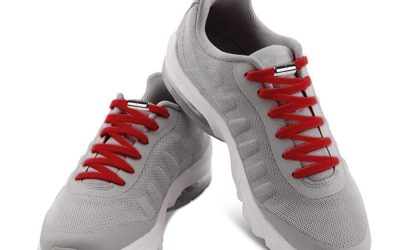 Casual Elastic Lock No-Tie Shoelaces Red