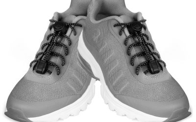 Casual Nylon Lock No-Tie Shoelaces Black