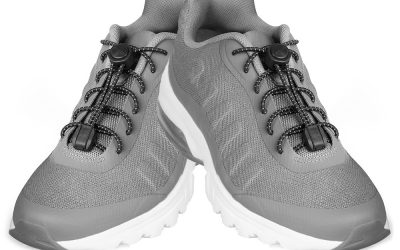 Casual Nylon Lock No-Tie Shoelaces Grey