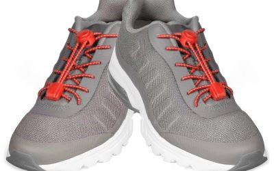 Casual Nylon Lock No-Tie Shoelaces Orange