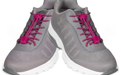 Casual Nylon Lock No-Tie Shoelaces Pink