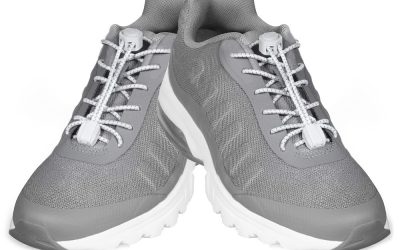 Casual Nylon Lock No-Tie Shoelaces White