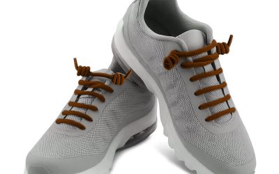 Elastic Curly Spring Spiral No-Tie Shoelaces Brown