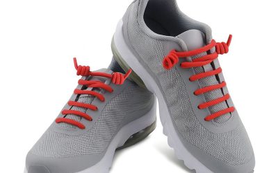 Elastic Curly Spring Spiral No-Tie Shoelaces Red