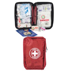 First Aid Kit 40 Pieces Essential Red