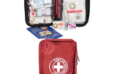 First Aid Kit 40 Pieces Essential Red
