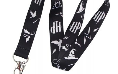Lanyard Polyester Cruise Travel ID Harry Potter Black