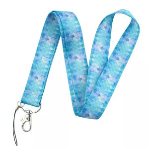 Lanyard Polyester Cruise Travel ID Light Blue Skin