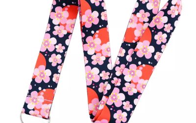 Lanyard Polyester Cruise Travel ID Sakura