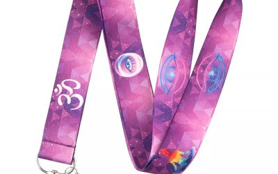 Lanyard Polyester Cruise Travel ID Serenity Purple