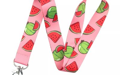 Lanyard Polyester Cruise Travel ID Watermelons