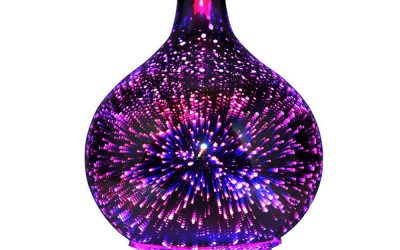 100ml 4-in-1 Aromatherapy Oil Diffuser Glass Fireworks